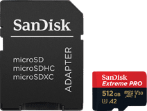 SanDisk MicroSDXC Extreme Pro 512GB 200mb/s MicroSD kaart voor smartphone