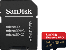 SanDisk MicroSDXC Extreme Pro 64 Go 200 Mo/s Carte Micro SD pour smartphone