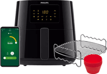 Philips Airfryer XL Connected HD9280/70 + Grille double niveau Airfryer avec programme de cuisson