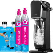 SodaStream ART Zwart Megapack Bruiswatermachines met ecocheques