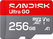 SANDISK Ultra GO microSDXC 256GB 190MB/s Micro SD kaart