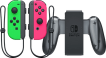 Nintendo Switch Joy-Con Set Splatoon Green / Pink + Nintendo Switch Joy-Con Charge Grip Controller