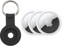 Apple AirTag 2 (3-Pack) + BlueBuilt Apple AirTag Sleutelhanger Apple AirTag