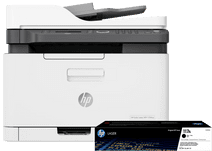 HP Color Laser MFP 179fnw + 1 Toner Noir Supplémentaire 