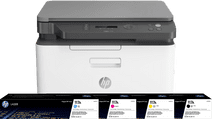 HP Color Laser MFP 178nw + 1 Set de Toners Supplémentaire 