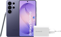 Samsung Galaxy S26 Ultra 1TB Donkerblauw 5G + BlueBuilt Oplader 65 Watt Wit Samsung Galaxy S26 Ultra