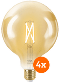 WiZ Smart Filament Light Globe XL 4-pack - Warm to Cool White Light - E27 