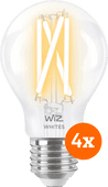 WiZ Smart Filament Light Standard 4-pack - Warm to Cool White Light - E27 WiZ smart lights