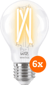 WiZ Smart Filament Light Standard 6-pack - Warm to Cool White Light - E27 Smart light with WiFi