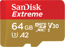 SanDisk MicroSDXC Extreme 64GB 170MB/s + SD Adapter Memory card