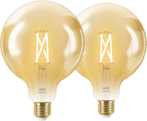 WiZ Smart Filament Light Globe XL 2-pack - Warm to Cool White Licht - E27 Smart light