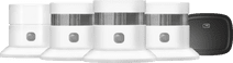 KlikAanKlikUit ZSDR-850 (3 ans) Lot de 3 + Détecteur de monoxyde + Smart Bridge Détecteurs de fumée compatible avec IFTT