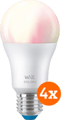 WiZ Smart Light 4-pack - Colored and White Light - E27 WiZ smart lights