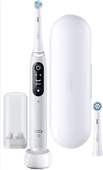 Oral-B iO Series 6N Wit + extra iO Gentle Care opzetborstel Oral B elektrische tandenborstel voor gevoelige tanden