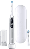 Oral-B iO Series 6N Gris + Brossette iO Gentle Care Supplémentaire Brosse à dents électrique Oral B pour des gencives saines