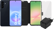Samsung Galaxy A57 128GB Donkerblauw 5G + Compleet Accessoirepakket De winkelvoorraad in onze winkel in Wilrijk