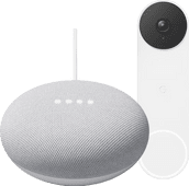 Google Nest Mini White + Google Nest Doorbell Google Home set or bundle