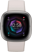 Fitbit Sense 2 Zilver/Wit Gezondheid horloge