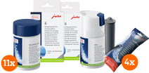 Jura Pack d'Entretien Série WE 1 an + Nettoyeur de Lait Produits d'entretien pour machine à café Jura