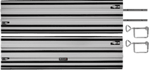 Einhell Aluminium Rail de Guidage - 2x1000 mm Rail de guidage