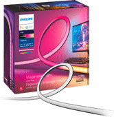 Philips Hue Gradient Light Strip White and Color - for 24-27-inch PCs 3-pack Smart light including fixture