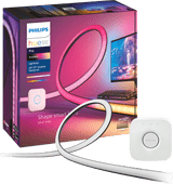 Philips Hue Gradient Lightstrip White and Color + Bridge - voor 24-27 inch PC's Philips Hue White and Color startpakket