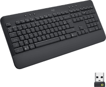 Logitech Signature K650 Comfort Draadloos Toetsenbord Grijs NLB Azerty Bluetooth toetsenbord