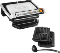 Tefal OptiGrill + GC716D + Waffle Accessory Contact grill