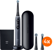 Oral-B iO 7w Black + iO Ultimate Clean Brush Attachments (4 units) Oral-B smart electric toothbrush with app