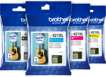 Brother LC-421XL Cartouches Pack Combiné Cartouche d'encre Brother LC-421XL