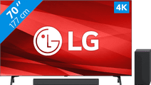 LG 70UQ81006LB (2022) + Soundbar LG television promotion