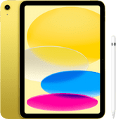 Apple iPad (2022) 10.9 inch 256GB Wifi Geel + Apple Pencil 1 (2022) Middelgrote Apple iPad