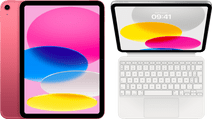 Apple iPad (2022) 10.9 inch 64GB Wifi + 5G Roze + Magic Keyboard Folio AZERTY Apple iPad (2022) met 4G en wifi