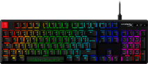 HyperX Alloy Origins PBT HX Red Lineair Mechanisch Gaming Toetsenbord AZERTY Mechanische gaming toetsenbord