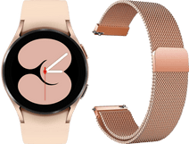 Samsung Galaxy Watch4 40mm Rose Gold + Just in Case Samsung Milanese Strap Rose Gold 20mm Smartwatches with EcoCheques