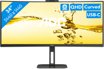 AOC CU34V5CW/BK Zakelijke monitor voor beeldbewerking en grafisch vormgeven