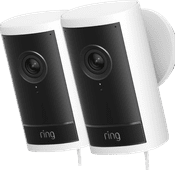 Ring Outdoor Camera Pro Stekker Wit Duo Pack Ring Bundel