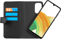 BlueBuilt Samsung Galaxy A33 2-in-1 Case Leer Zwart Samsung Galaxy A33 hoesje