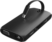 Satechi USB-C On-the-Go Multiport Adapter Black Satechi docking station for laptops