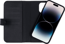 BlueBuilt Apple iPhone 14 Pro 2-in-1 Case Leer Zwart iPhone 14 Pro telefoonhoesje