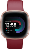 Fitbit Versa 4 Roségoud/Rood Fitbit smartwatch