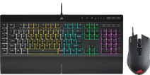 Corsair K55 RGB Pro Clavier Gamer AZERTY + Corsair Harpoon Souris Gamer Clavier AZERTY 