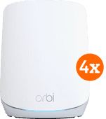 Netgear Orbi RBK763s Lot de 4 Système wifi maillé pour une maison mitoyenne