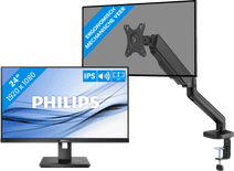 Philips 242B1G/00 + BlueBuilt Bras d'Écran PC Vérin Mécanique pour 1 Écran PC Écran PC OLED
