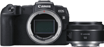 Canon EOS RP + RF 50mm f/1.8 STM Camera with a tiltable screen