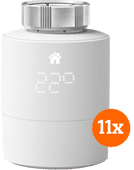 Tado Slimme Radiatorknop uitbreiding 11-Pack Thermostaat compatible met IFTTT