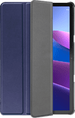 Just In Case Smart Tri-Fold Lenovo Tab M10 (3e generatie) Book Case Blauw Lenovo Tab M10 (3e generatie) hoes