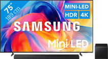 Samsung Mini-LED 75" M73H (2026) + Samsung HW-QS700F (2025) Télévision avec Q-Symphony