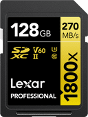 Lexar Professional 1800x GOLD 128 Go SDXC 170 Mo/s Carte mémoire Nintendo Switch