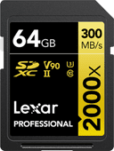 Lexar Professional SDXC 2000x GOLD 64 Go 260 Mo/s 